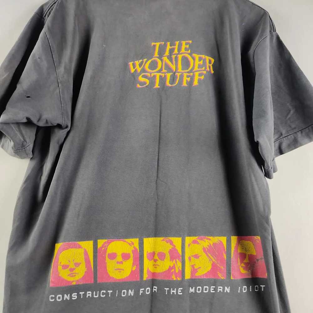 Band Tees × Vintage 90s The Wonder Stuff Construc… - image 3