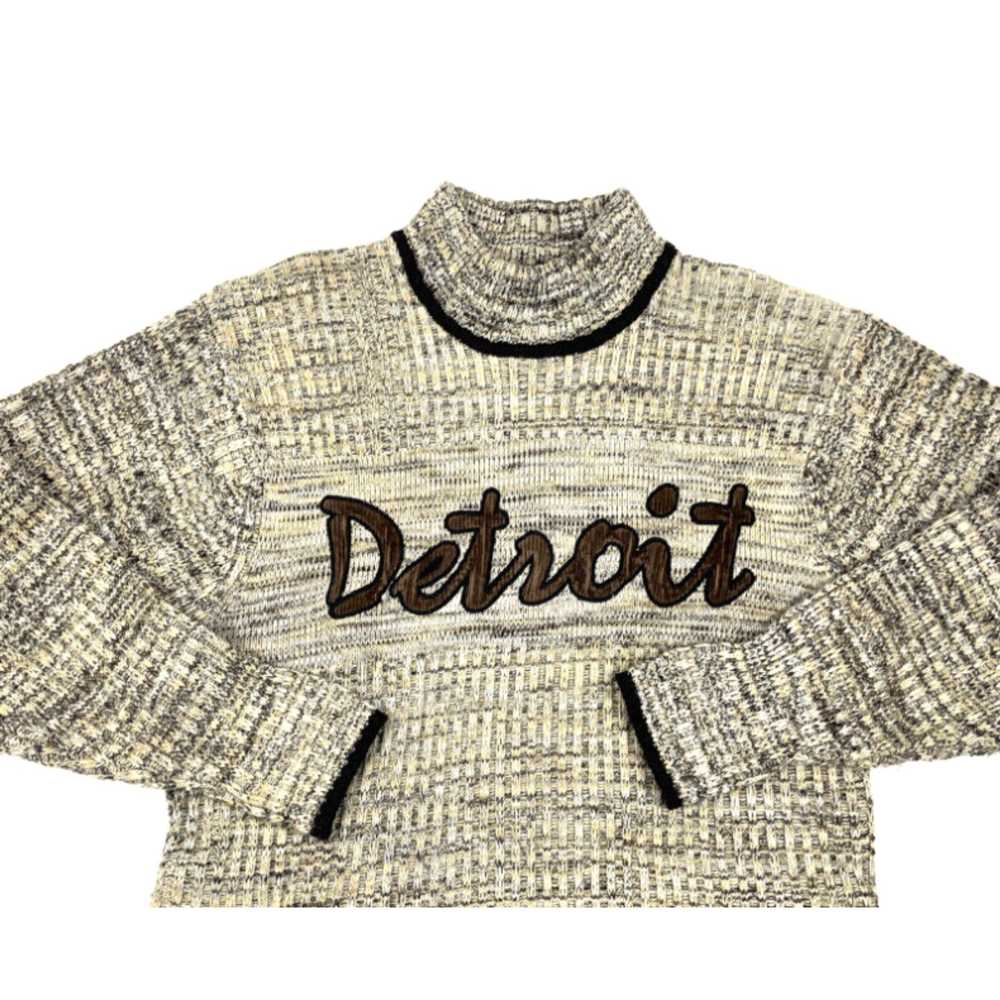 Vintage GTL Detroit Corduroy Embroidered High-Nec… - image 3