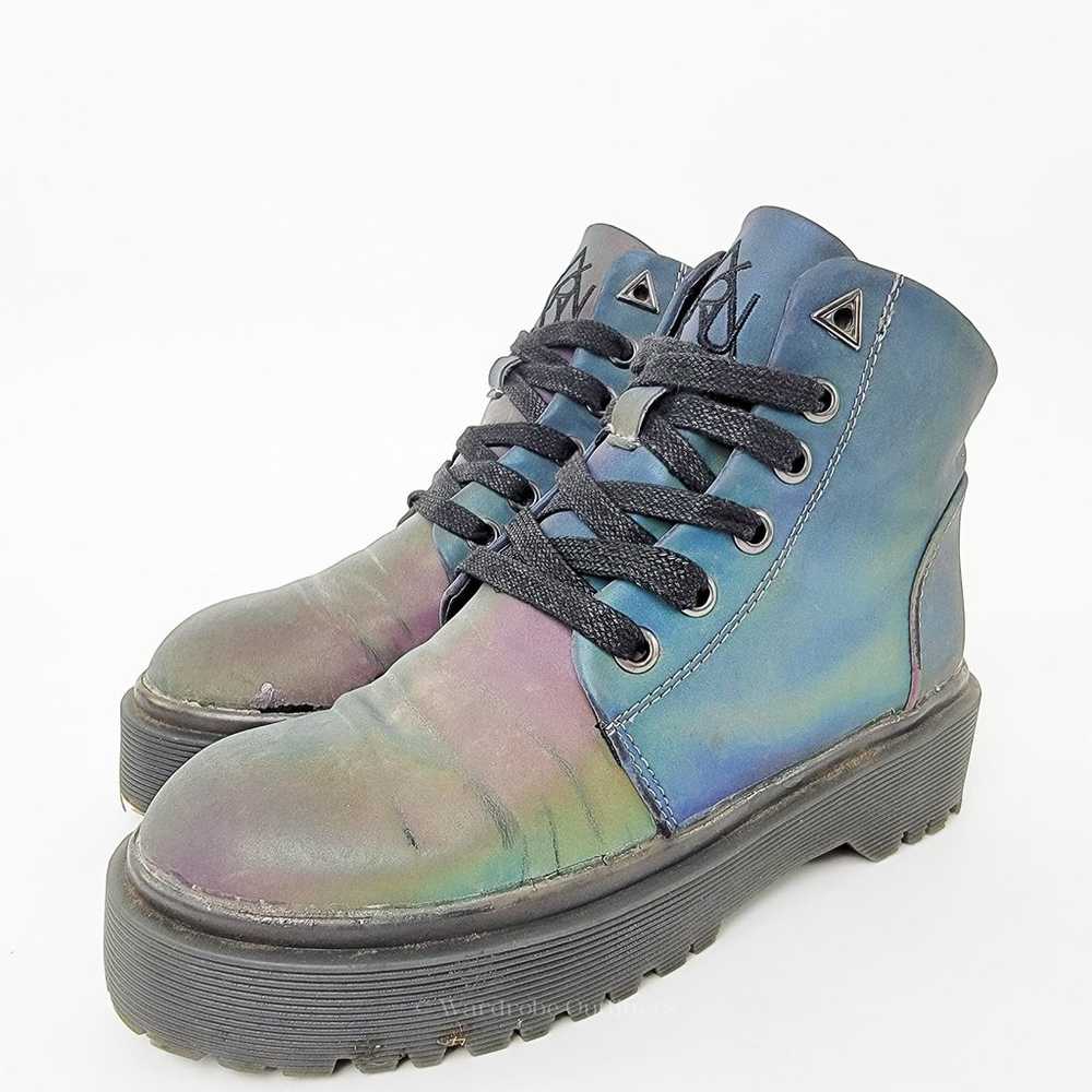 YRU: Rainbow Alien Reflective 3M “SLAYR” Platform… - image 5