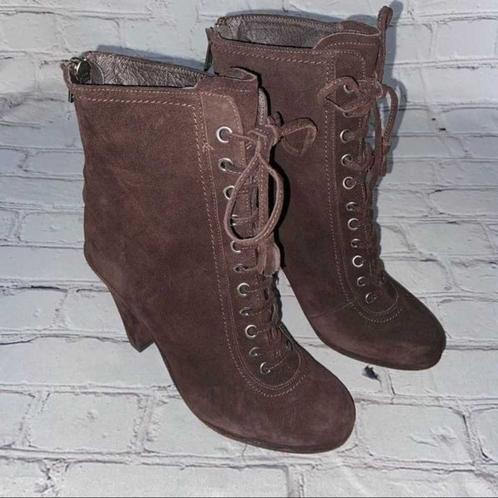 ALL SAINTS Grimsby Brown Suede Lace Up Boot NWOB … - image 3