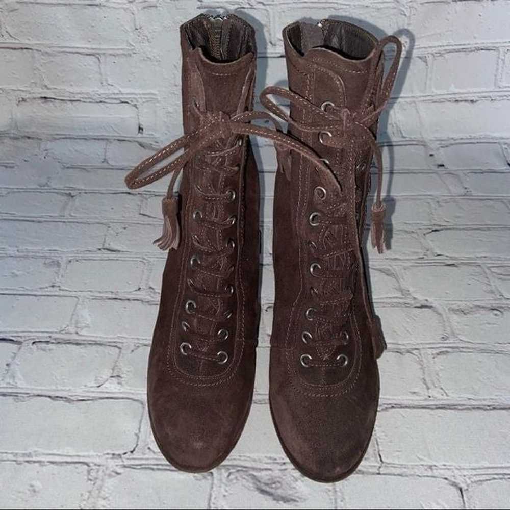 ALL SAINTS Grimsby Brown Suede Lace Up Boot NWOB … - image 4