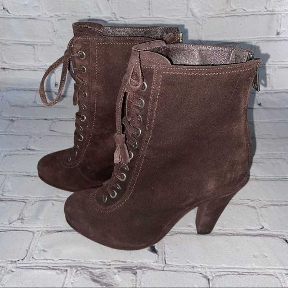 ALL SAINTS Grimsby Brown Suede Lace Up Boot NWOB … - image 9