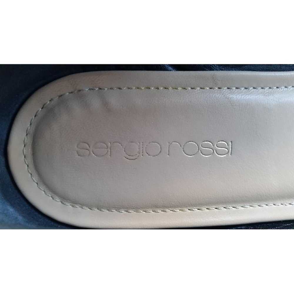 Sergio Rossi Leather ballet flats - image 3