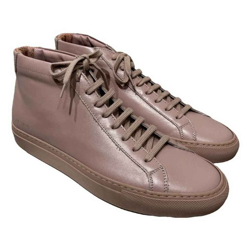 Common Projects Leather high trainers - image 1