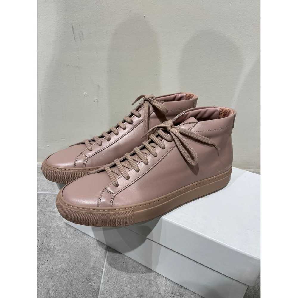 Common Projects Leather high trainers - image 3