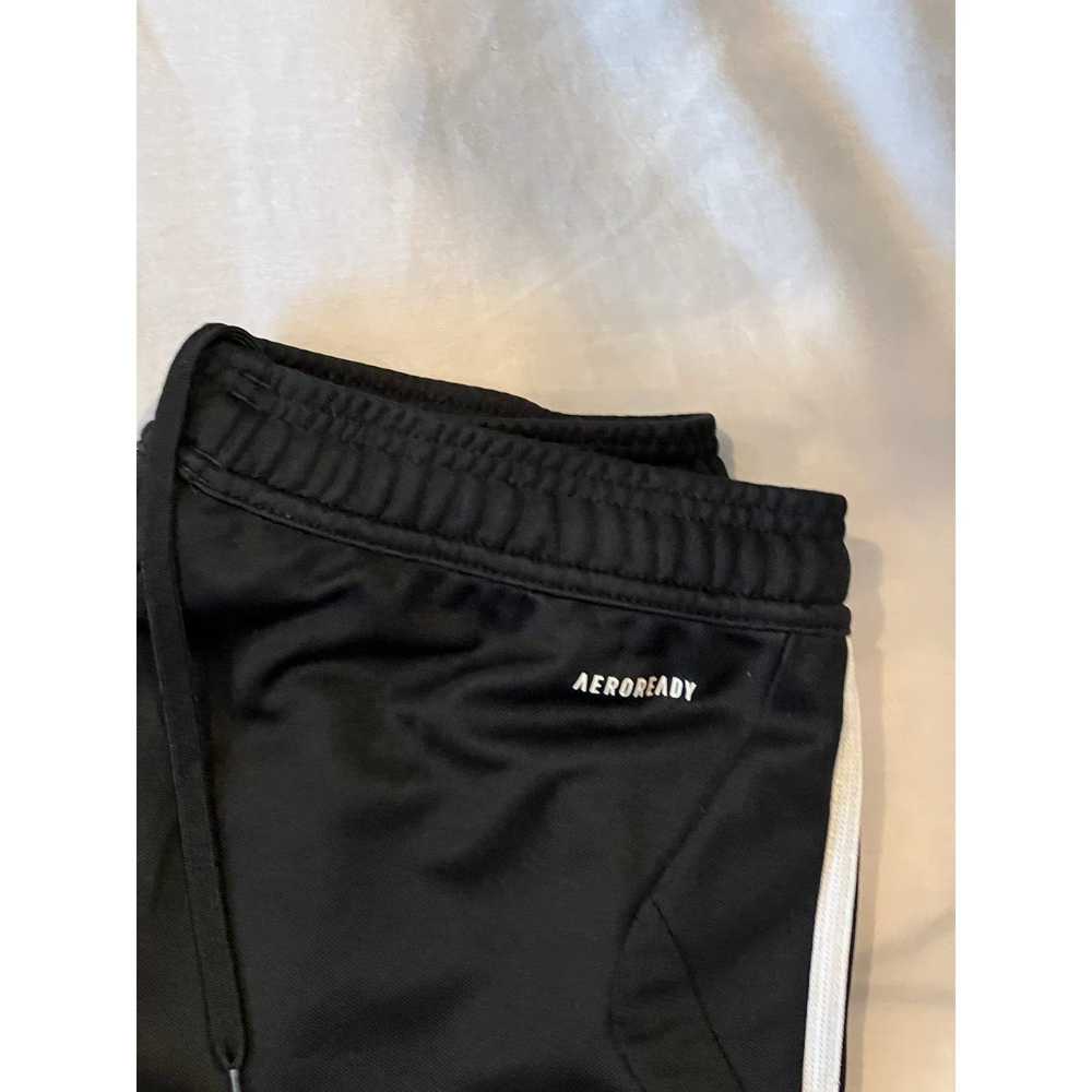 Adidas Adidas Black Zip Ankle Aeroready Joggers - image 2