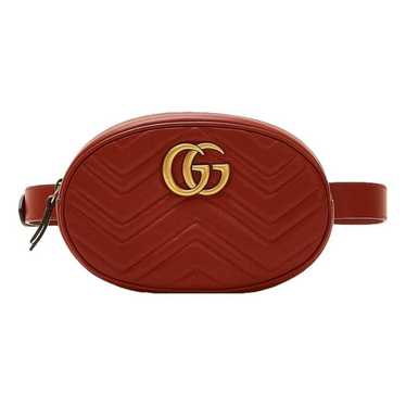 Gucci Gg Marmont Oval leather handbag - image 1