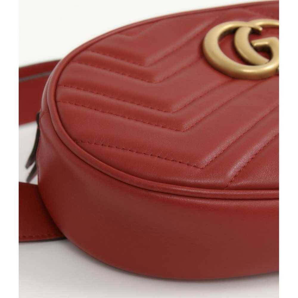 Gucci Gg Marmont Oval leather handbag - image 4