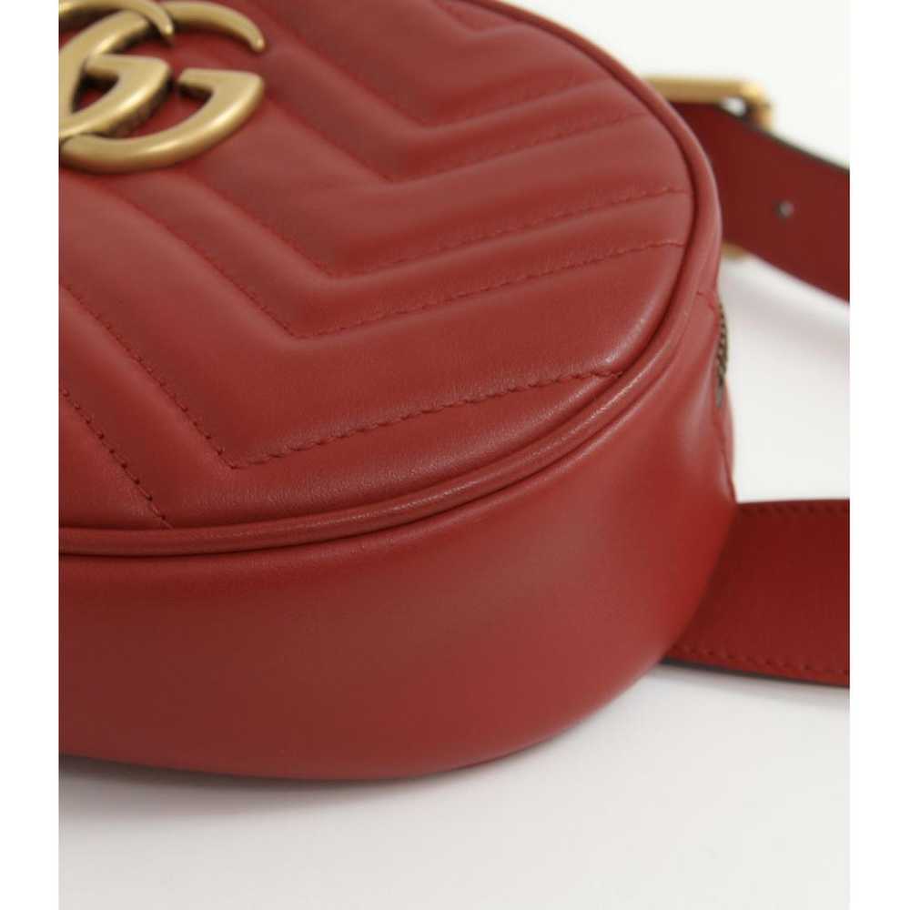 Gucci Gg Marmont Oval leather handbag - image 5