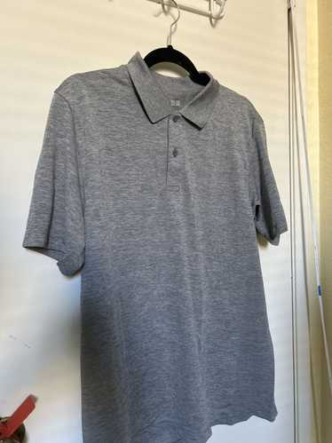 Uniqlo Uniqlo Grey Airism Polo Short Sleeve Tshirt