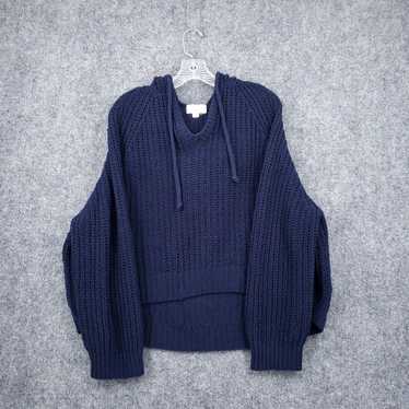 Vintage Aerie Sweater Womens M Medium Navy Blue Ho