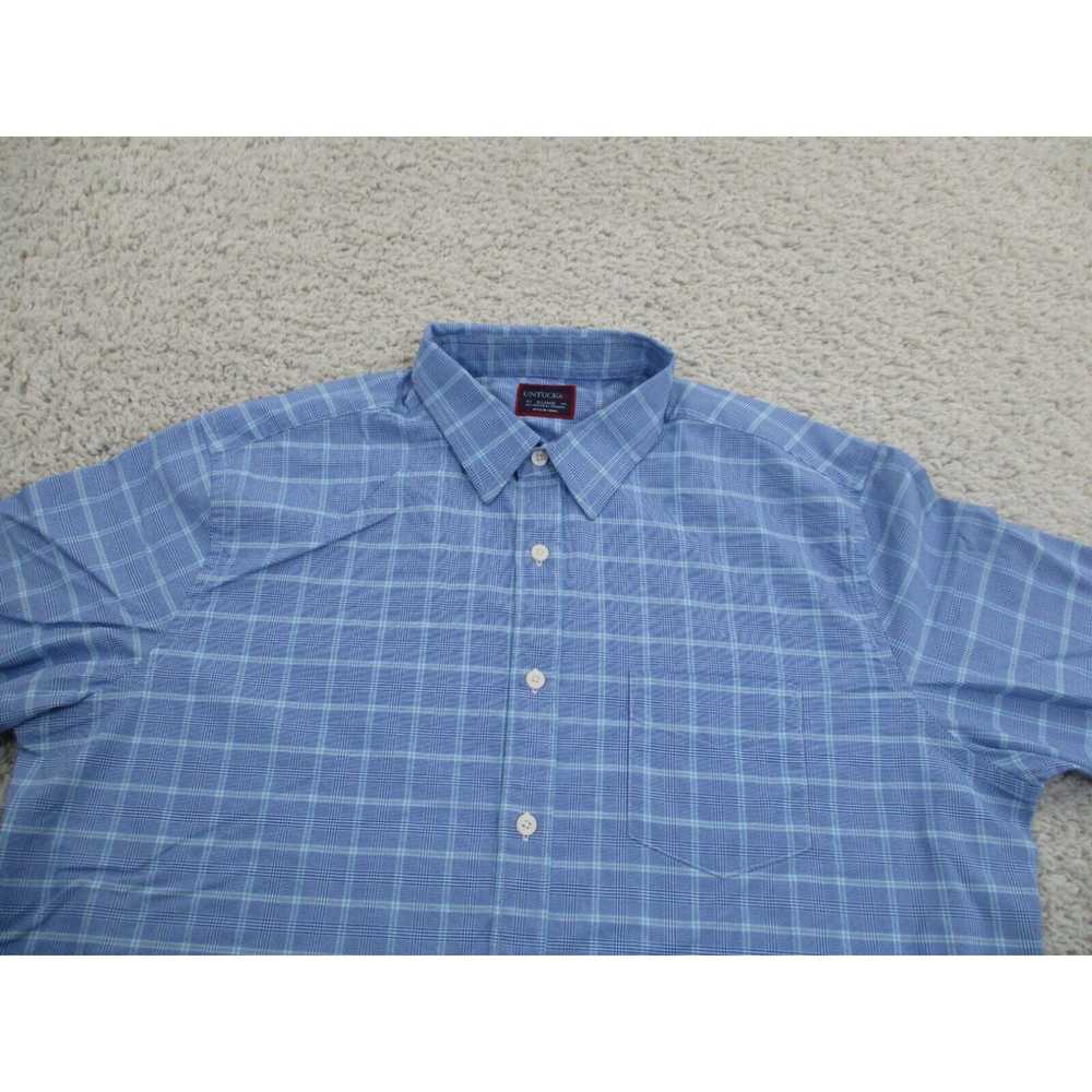 UNTUCKit UNTUCKit Shirt Mens Extra Large Blue Lon… - image 2