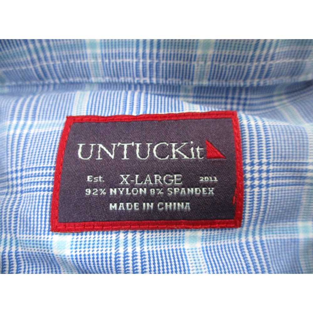 UNTUCKit UNTUCKit Shirt Mens Extra Large Blue Lon… - image 3