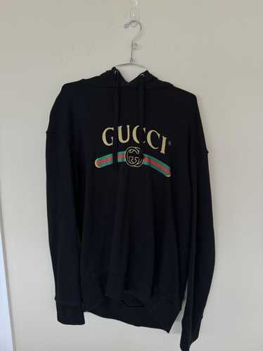Gucci Glitter Gucci Embrodiered Wolf Hoodie - image 1
