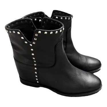 Via Roma xv Leather biker boots - image 1