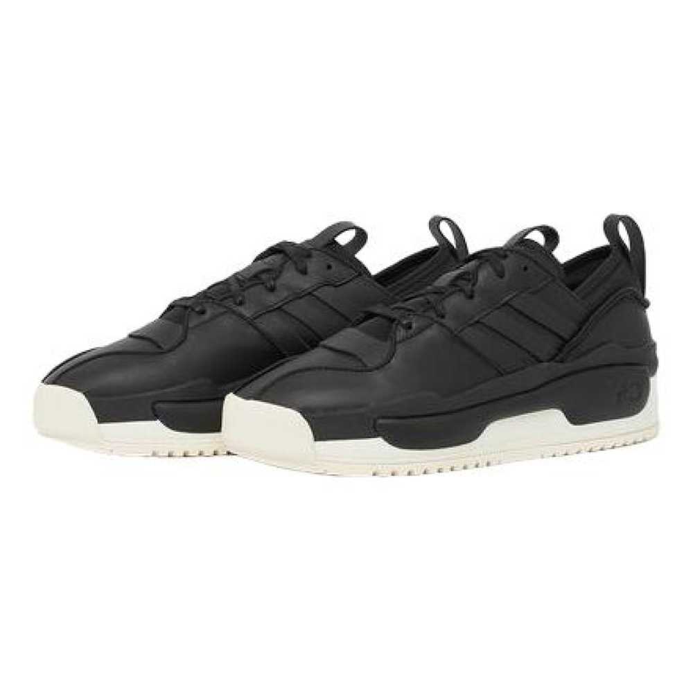 Y-3 Leather low trainers - image 1