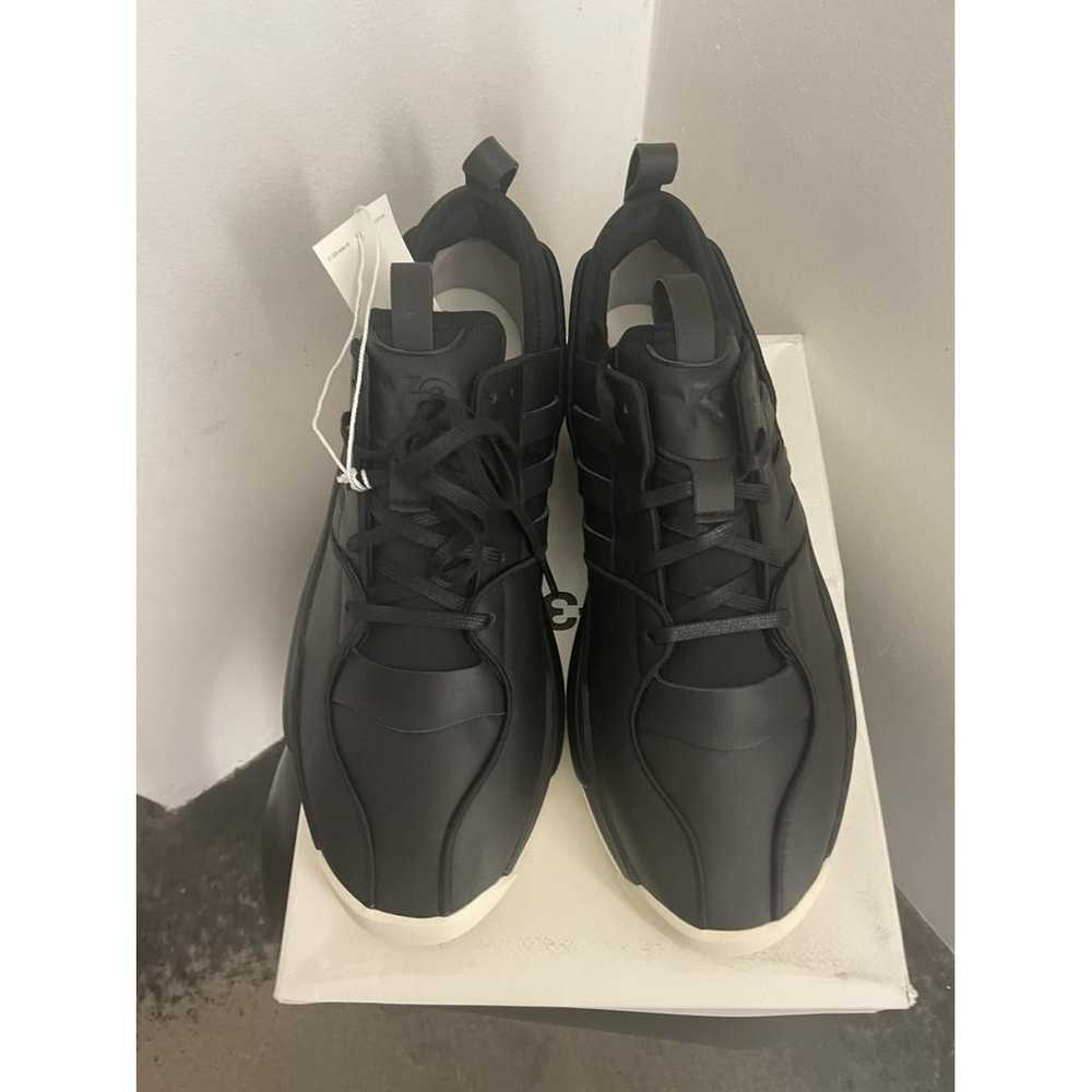 Y-3 Leather low trainers - image 3