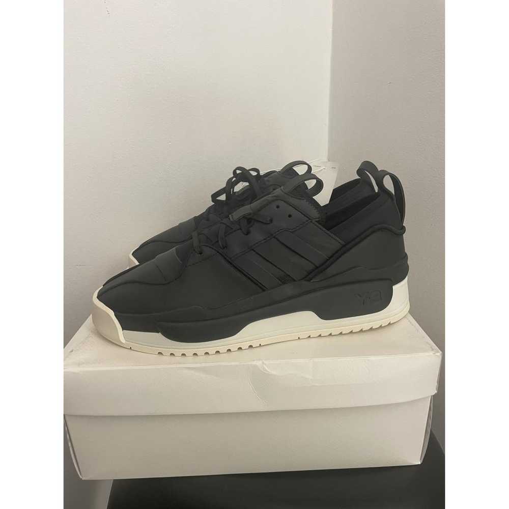 Y-3 Leather low trainers - image 5