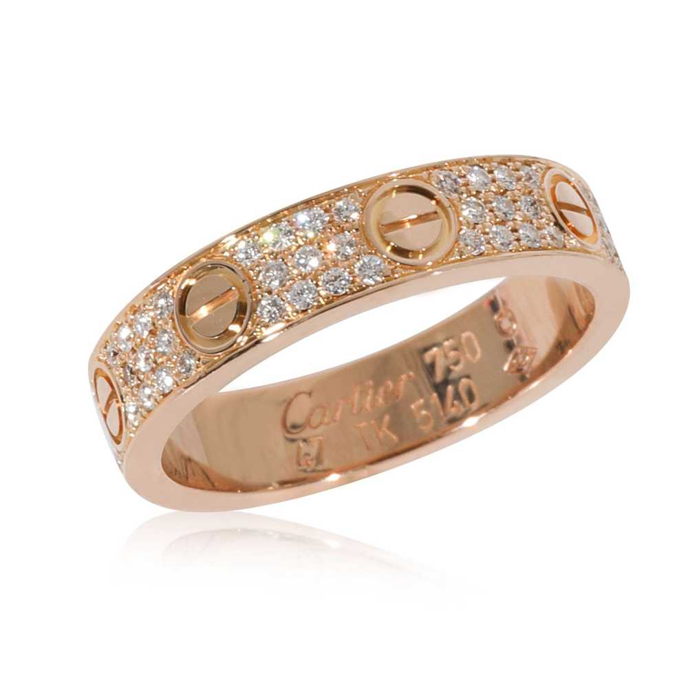 Cartier Cartier Love Diamond Pave Band in 18k Ros… - image 5