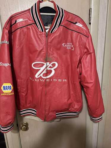 Chase Authentics × NASCAR Nascar Leather Jacket