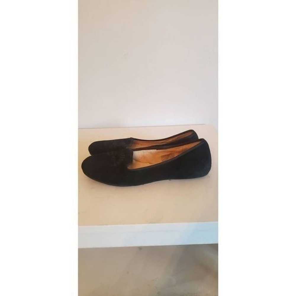UGG Alloway Black Suede Slippers Size 7 - image 4