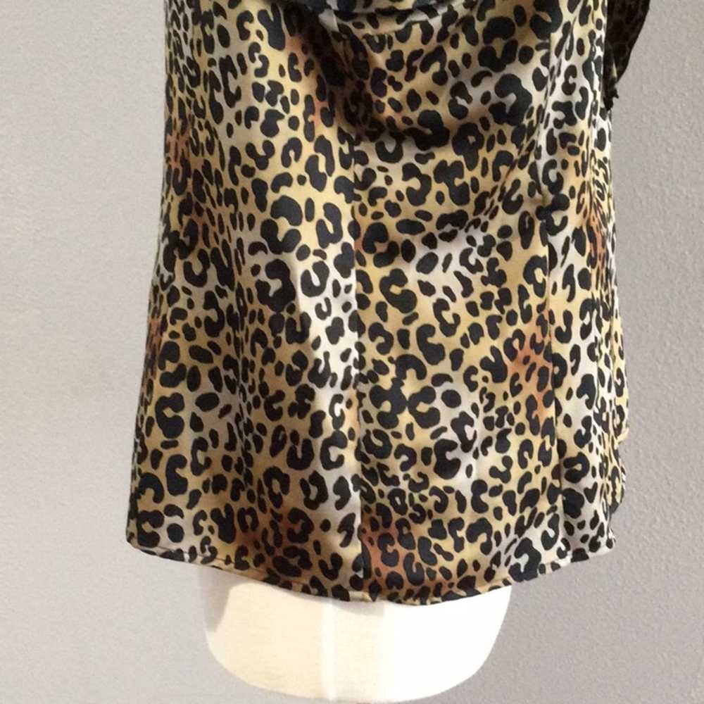 Worthington Worthington Leopard Print Ruffled But… - image 7