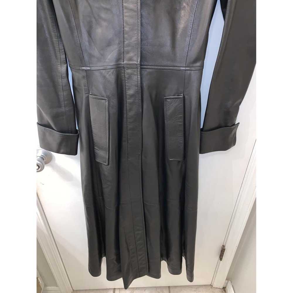Yves Saint Laurent Leather trench coat - image 6
