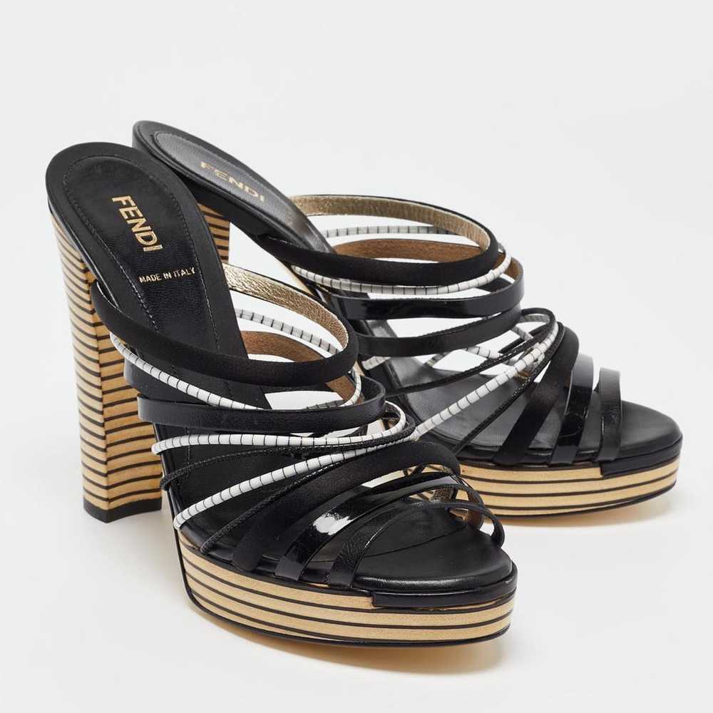 Fendi Leather sandal - image 3