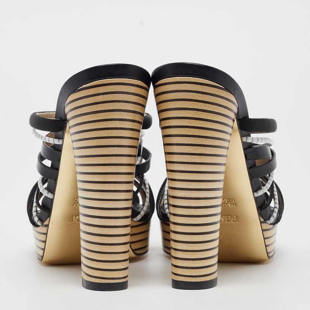 Fendi Leather sandal - image 4