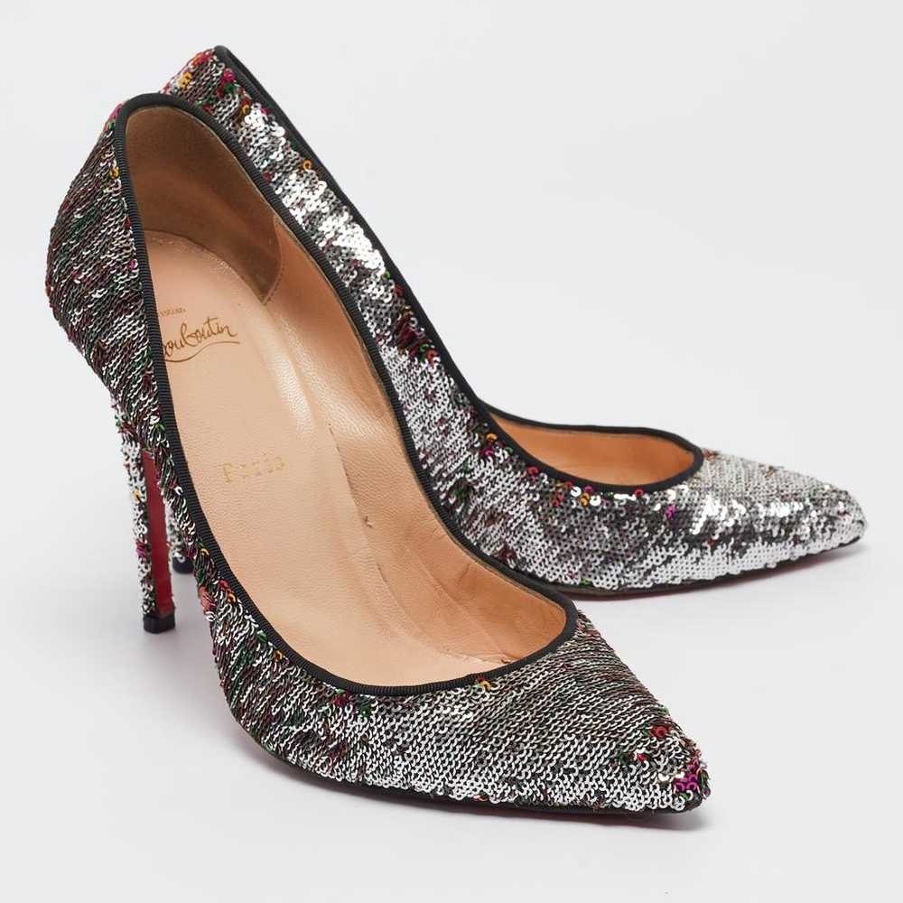 Christian Louboutin Glitter heels - image 3
