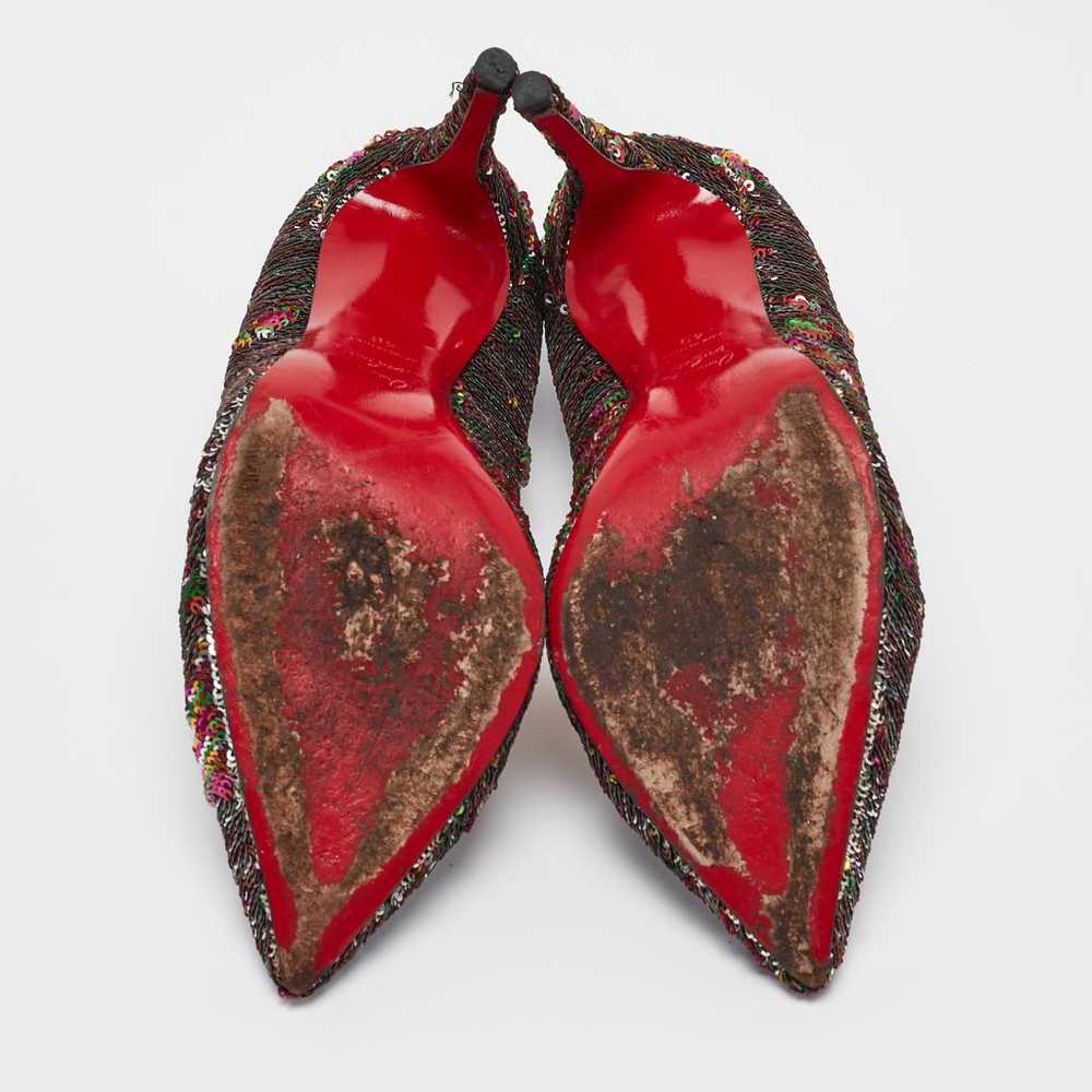 Christian Louboutin Glitter heels - image 5