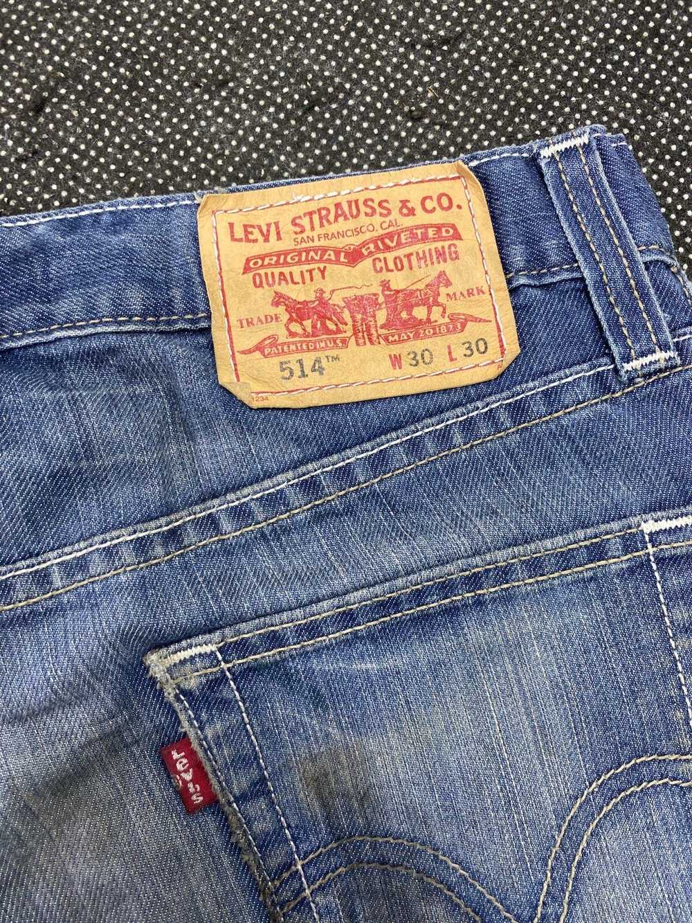 Jean × Levi's × Vintage VINTAGE LEVIS 514 SLIM ST… - image 11