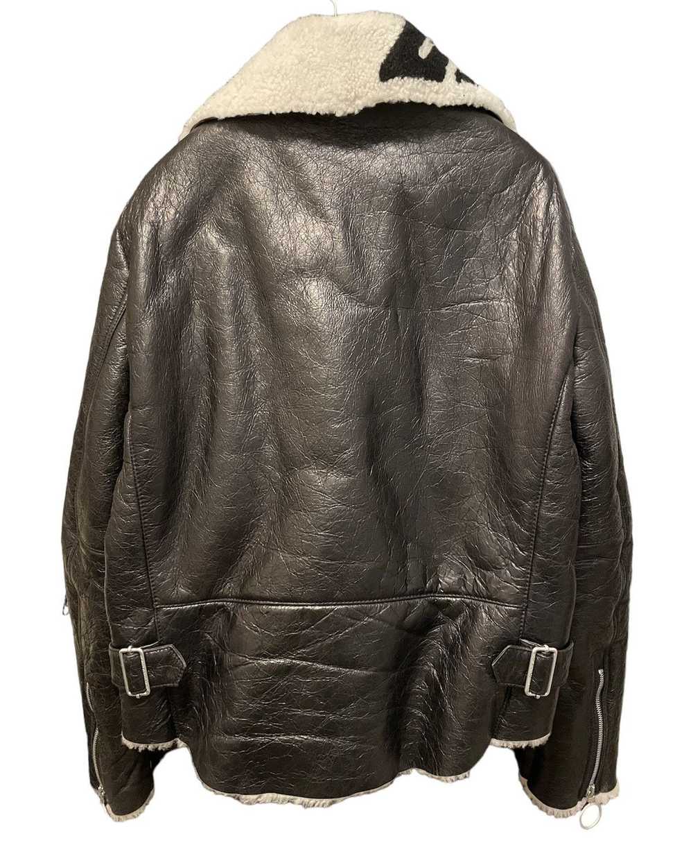 Off-White 🔥Off-White🔥Shearling Leather Jacket - image 10