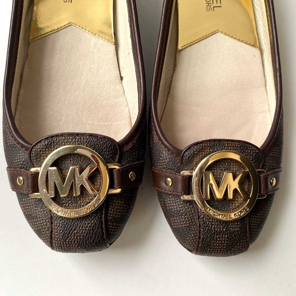 Michael Kors Signature Logo Canvas Lillie Ballet … - image 3