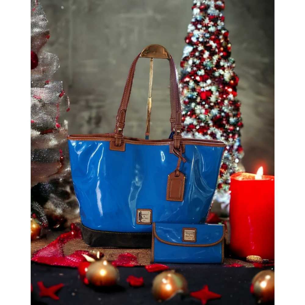 Dooney & Bourke Dooney and Bourke Blue Tote With … - image 1