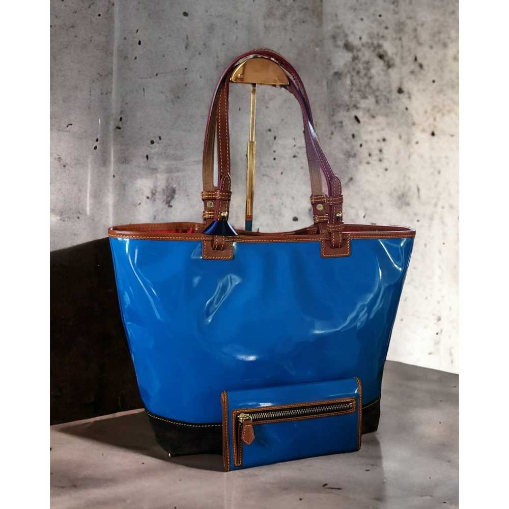 Dooney & Bourke Dooney and Bourke Blue Tote With … - image 2