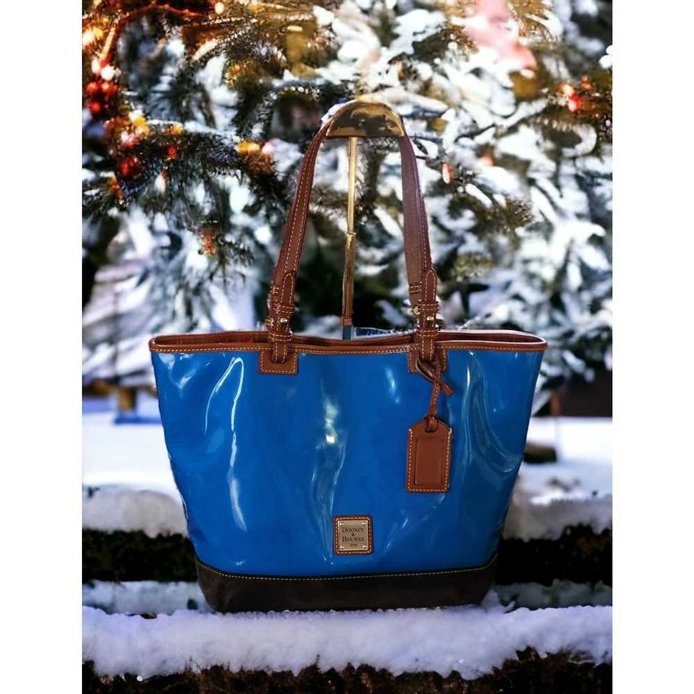 Dooney & Bourke Dooney and Bourke Blue Tote With … - image 5
