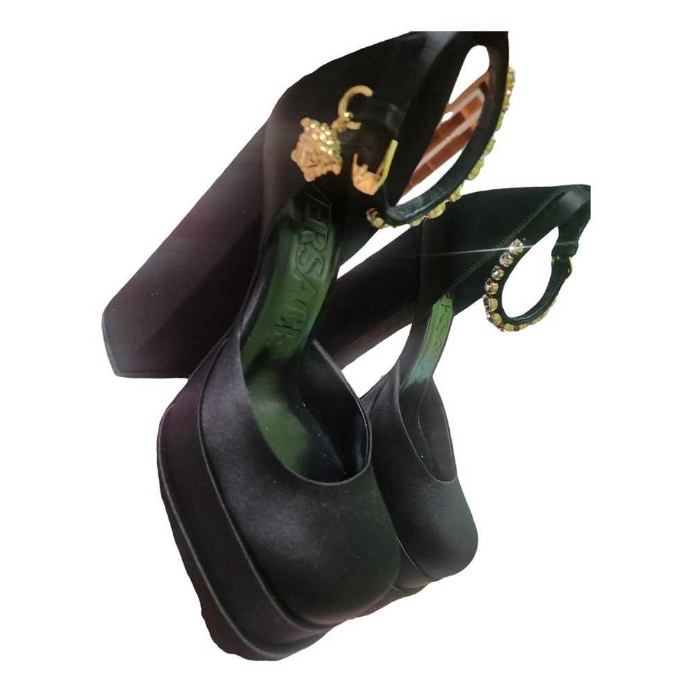 Versace Medusa Aevitas cloth heels - image 1
