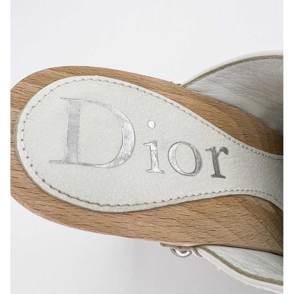 Dior Leather mules & clogs - image 9