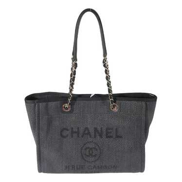 Chanel Deauville leather handbag - image 1