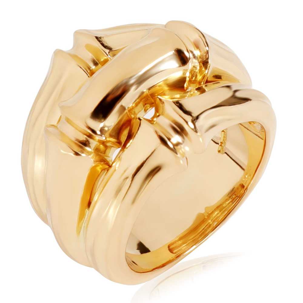 Cartier Cartier 3 Row Bamboo Ring in 18k Yellow G… - image 3