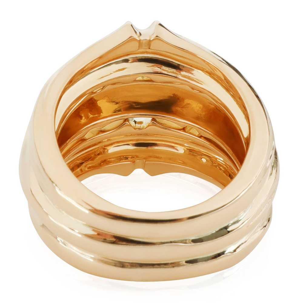 Cartier Cartier 3 Row Bamboo Ring in 18k Yellow G… - image 5