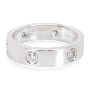 Cartier Cartier Diamond Love Ring in 18K White Go… - image 1