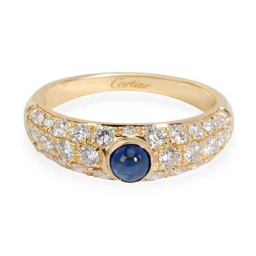 Cartier Cartier Cabochon Sapphire & Pave Diamond … - image 1