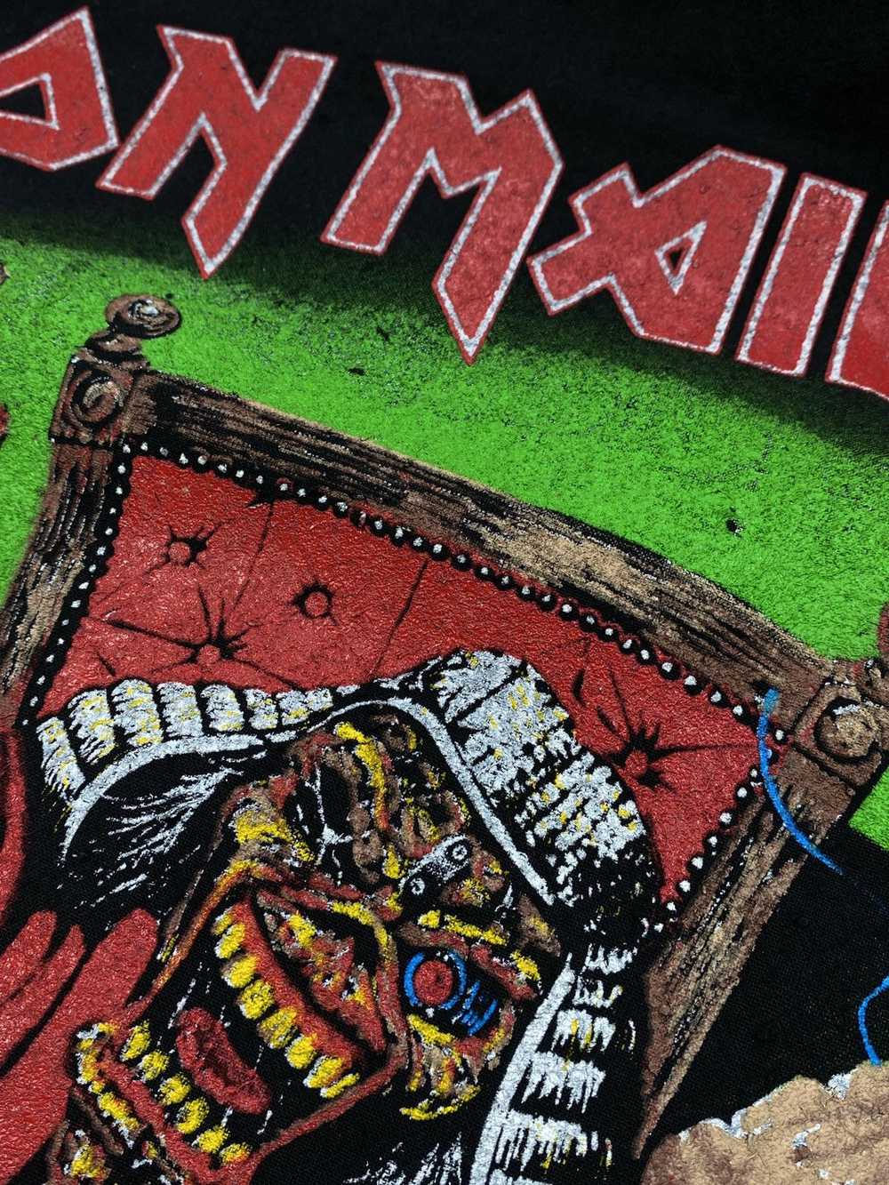 Band Tees × Iron Maiden × Vintage 1990 Iron Maide… - image 10