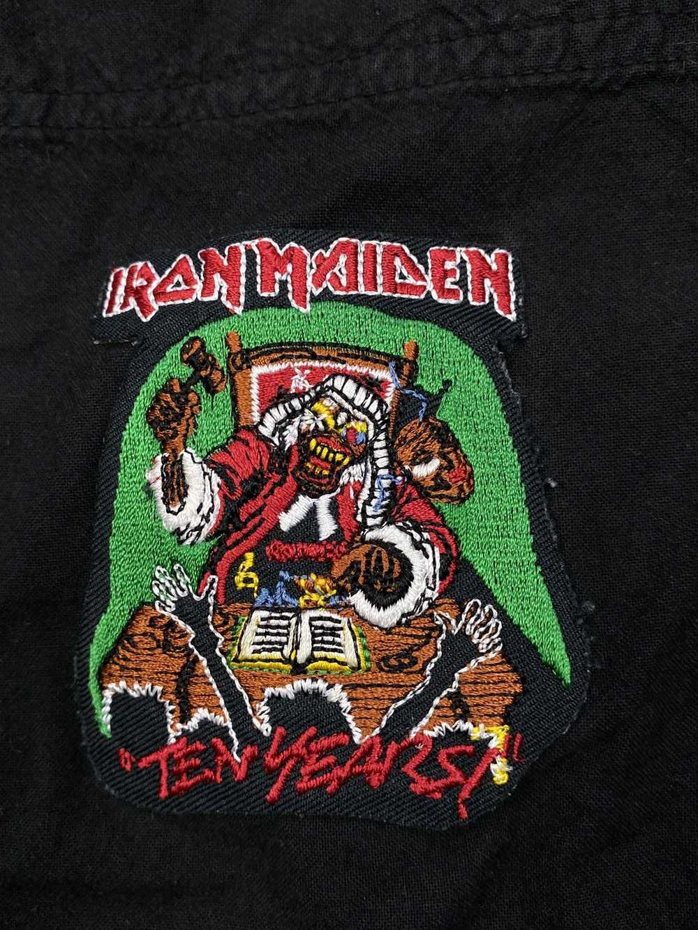 Band Tees × Iron Maiden × Vintage 1990 Iron Maide… - image 5
