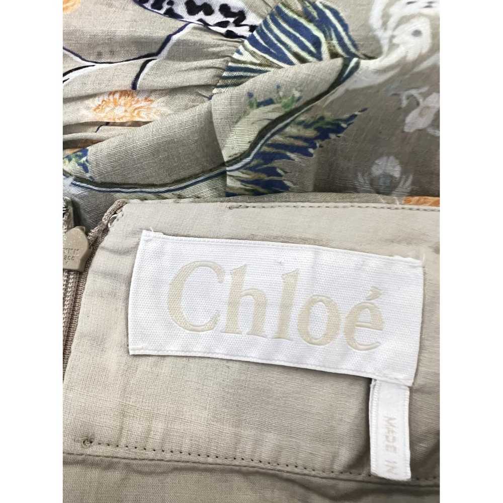 Chloé Linen maxi skirt - image 5