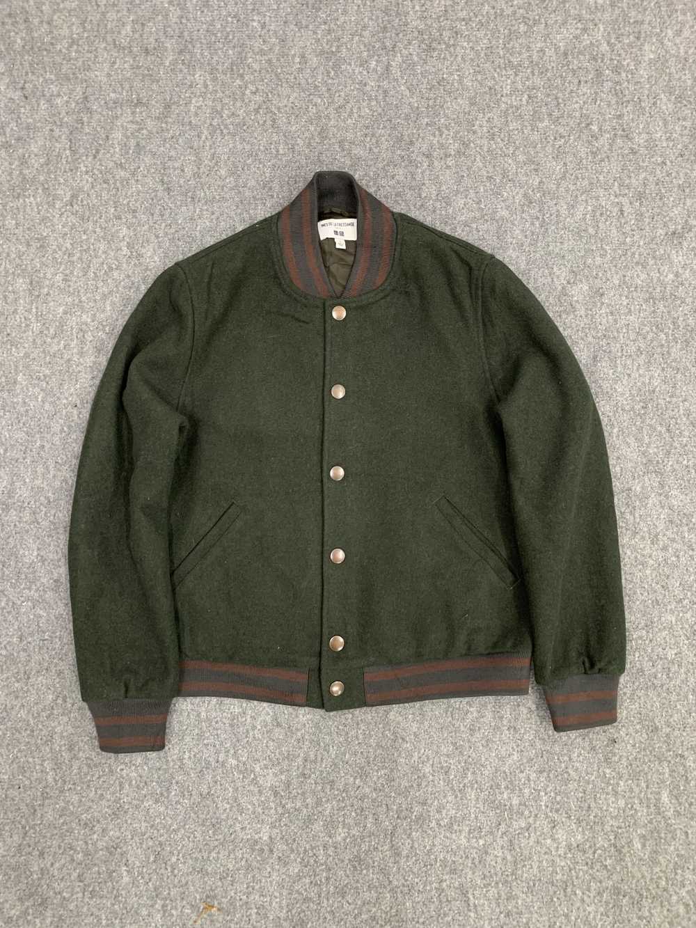 Varsity Jacket × Vintage Japanese Brand Uniqlo Wo… - image 1