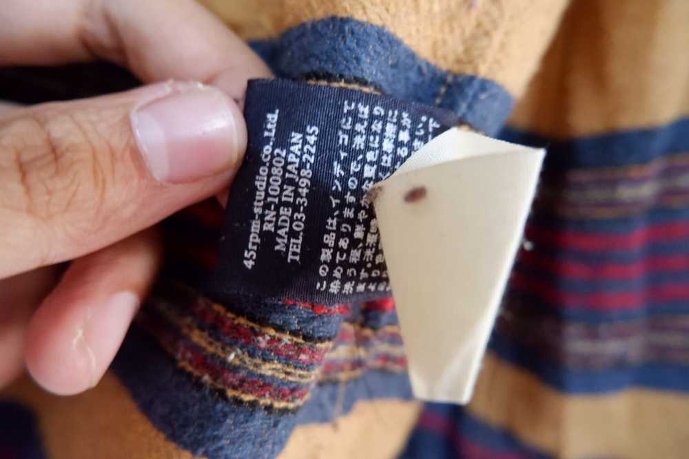 45rpm × Japanese Brand Collar less Blanket Linnin… - image 10