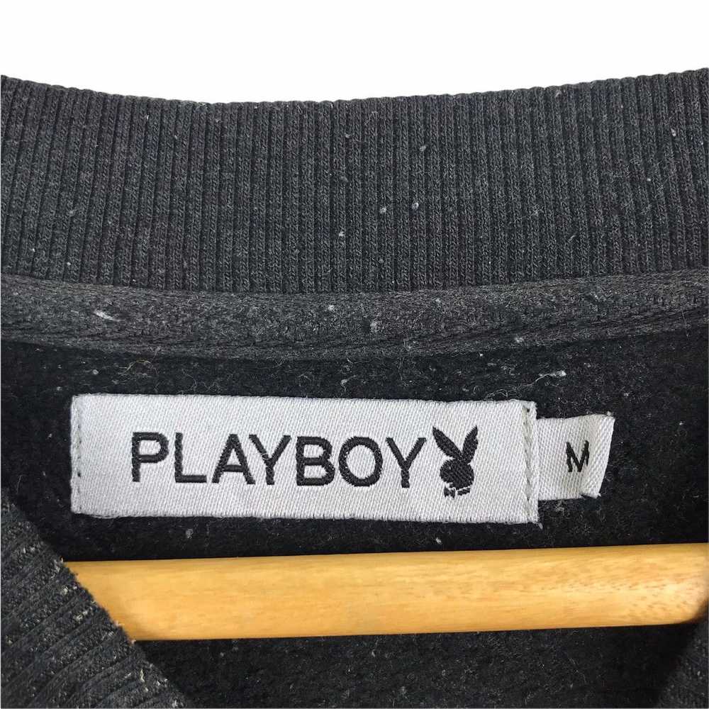Playboy Vintage PLAYBOY BIG BUNNY Black Sweatshirt - image 4